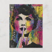 Carte Postale Collage de médias assez mixte (Devant)