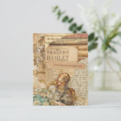 Carte Postale Collage de médias mixtes Ophelia (Debout devant)