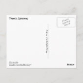 Carte Postale Collage de Munich (Dos)