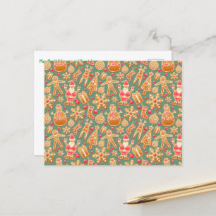 Carte postale Collage de Noël
