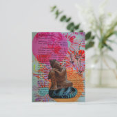 Carte Postale Collage de Paix en Techniques Mixtes (Debout devant)