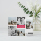 Carte Postale Collage de photos de Mariage marié et marié (Debout devant)