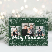 Carte Postale Collage de photos de Noël