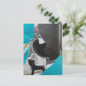 Carte Postale Collage de piano et de chaise (Debout devant)