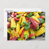 Carte Postale Collage de poivre (Devant / Derrière)