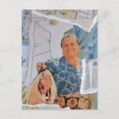 Carte Postale Collage de poulet pour le dîner (Devant)
