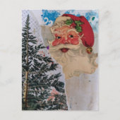 Carte Postale Collage de Santa rétro (Devant)
