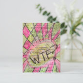 Carte Postale Collage de techniques mixtes de livre pour enfants (Debout devant)