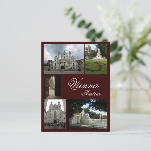 Carte Postale Collage de Vienne (Debout devant)