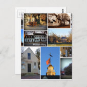 Carte Postale Collage de Williamsburg (Devant / Derrière)