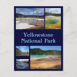 Carte Postale Collage de Yellowstone 1