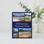 Carte Postale Collage de Yellowstone 1 (Debout devant)
