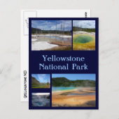 Carte Postale Collage de Yellowstone 1 (Devant / Derrière)