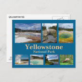Carte Postale Collage de Yellowstone 3 (Devant / Derrière)