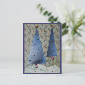 Carte Postale Collage des arbres (Debout devant)