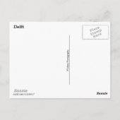 Carte Postale Collage des bâtiments Delft (Dos)