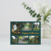 Carte Postale Collage d'Halloween Zentralfriedhof (Debout devant)