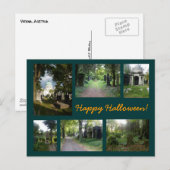 Carte Postale Collage d'Halloween Zentralfriedhof (Devant / Derrière)