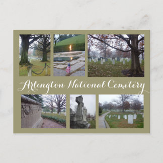 Carte Postale Collage du cimetière d'Arlington