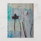 Carte Postale Collage en techniques mixtes représentant un batea (Devant)