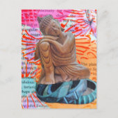 Carte Postale Collage en techniques mixtes sur la paix (Devant)