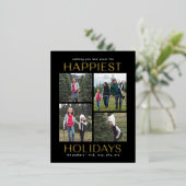 Carte postale Collage FOIL FOIL (Debout devant)