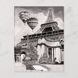 Carte Postale Collage français v1