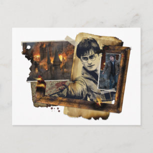 Carte Postale Collage Harry Potter