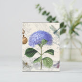 Carte Postale Collage Hydrangea (Debout devant)