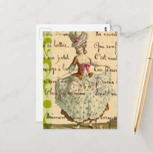 Carte Postale Collage Marie Rétro