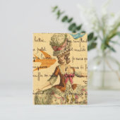 Carte Postale Collage Marie Vintage (Debout devant)