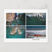 Carte Postale Collage maritime de Chypre (Devant)