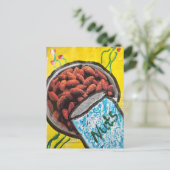 Carte Postale Collage mixte d'amandes (Debout devant)