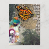 Carte Postale Collage mixte de squelettes (Devant)