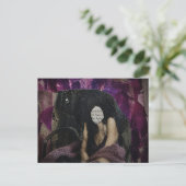 Carte Postale Collage mixte de visage indolore (Debout devant)