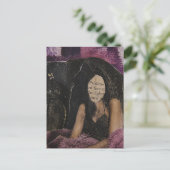 Carte Postale Collage mixte de visage indolore (Debout devant)
