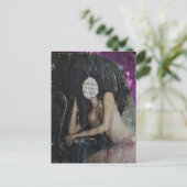 Carte Postale Collage mixte de visage indolore (Debout devant)
