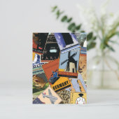 Carte Postale Collage mondial (Debout devant)