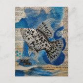 Carte postale collage multimédia de Molly Fish Dal (Devant)