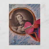 Carte Postale Collage multimédia désordonné explosif (Devant)