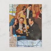 Carte Postale Collage multimédia Fête Rétro (Devant)