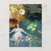 Carte Postale Collage multimédia Ophelia unique (Devant)
