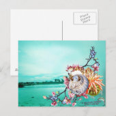 Carte Postale collage néo-zélandais (Devant / Derrière)