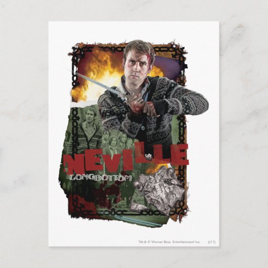 Carte Postale Collage Neville Longbottom 2 (Devant)