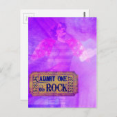 Carte Postale Collage numérique Rock and Roll Angel (Devant / Derrière)