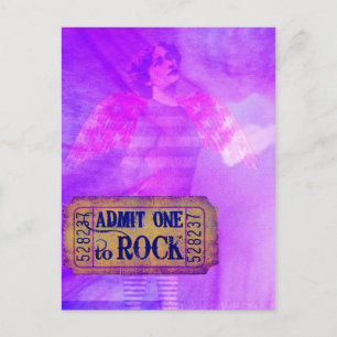 Carte Postale Collage numérique Rock and Roll Angel