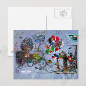 Carte Postale Collage numérique VIP pour musique micro ouverte (Devant / Derrière)