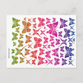 Carte Postale Collage papillon