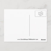 Carte Postale Collage papillon européen (Dos)