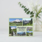 Carte Postale Collage Paradise (Mont Rainier) (Debout devant)